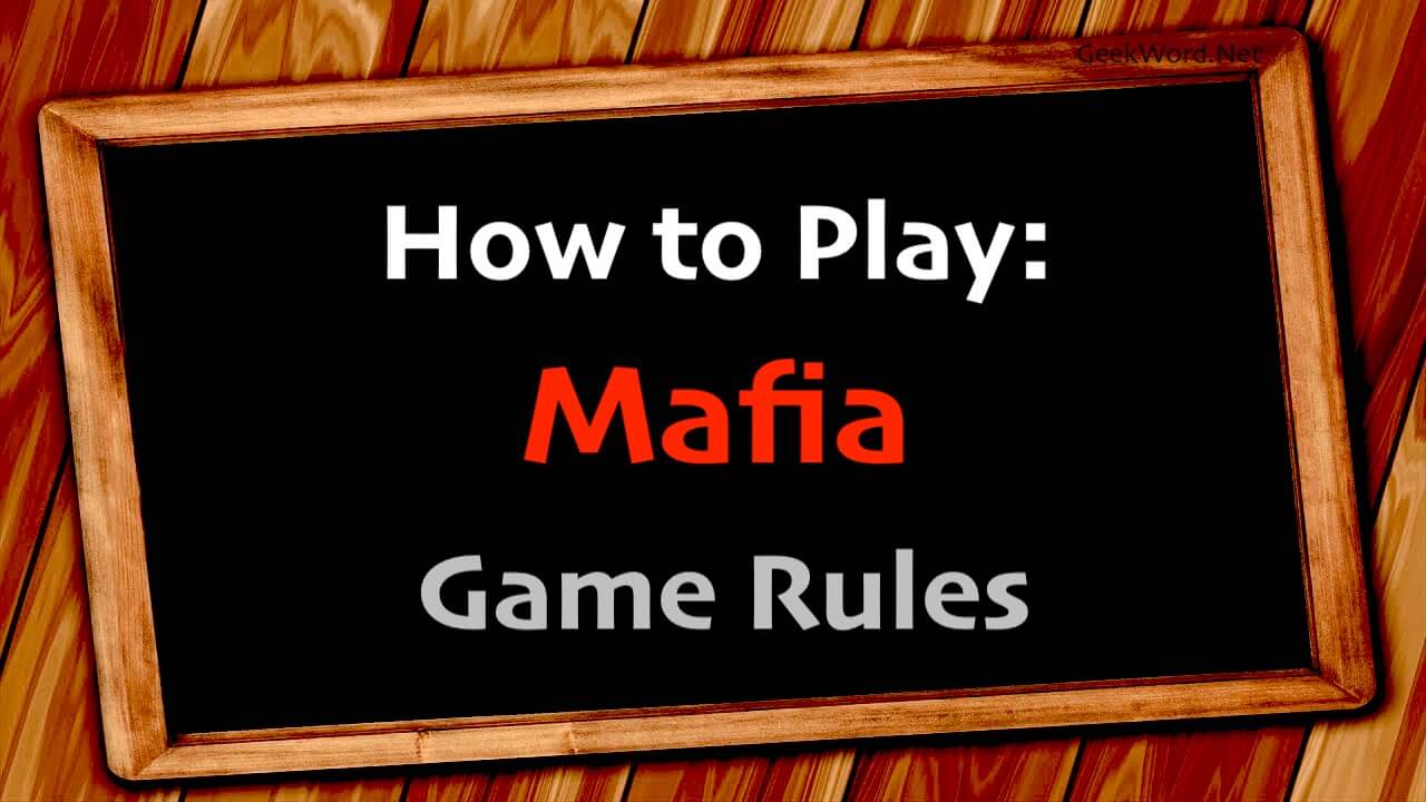 mafia game rules