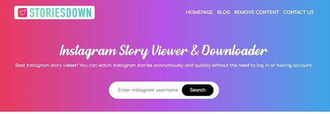 Stories Down Instagram Story Viewer & Downloader